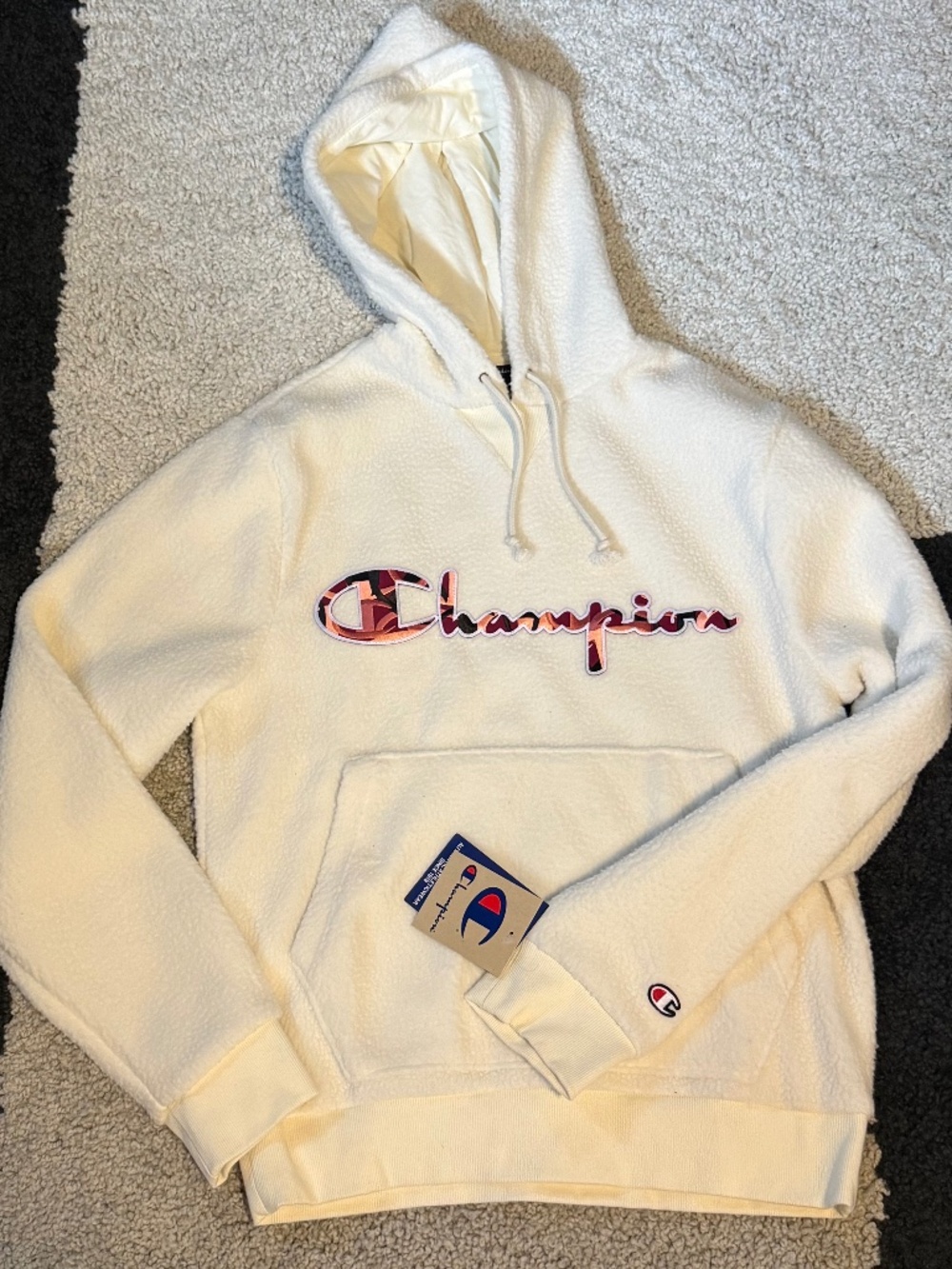 NWT Champion Men’s Sherpa Fleece Hoodie Small